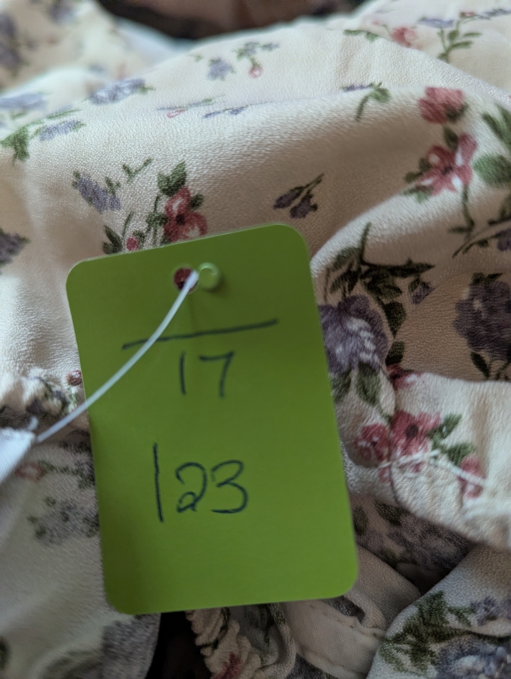 Hayden Floral Blouse S Medium Pink Lavender Peasant Top Long Sleeve Cottagecore - Picture 3 of 5
